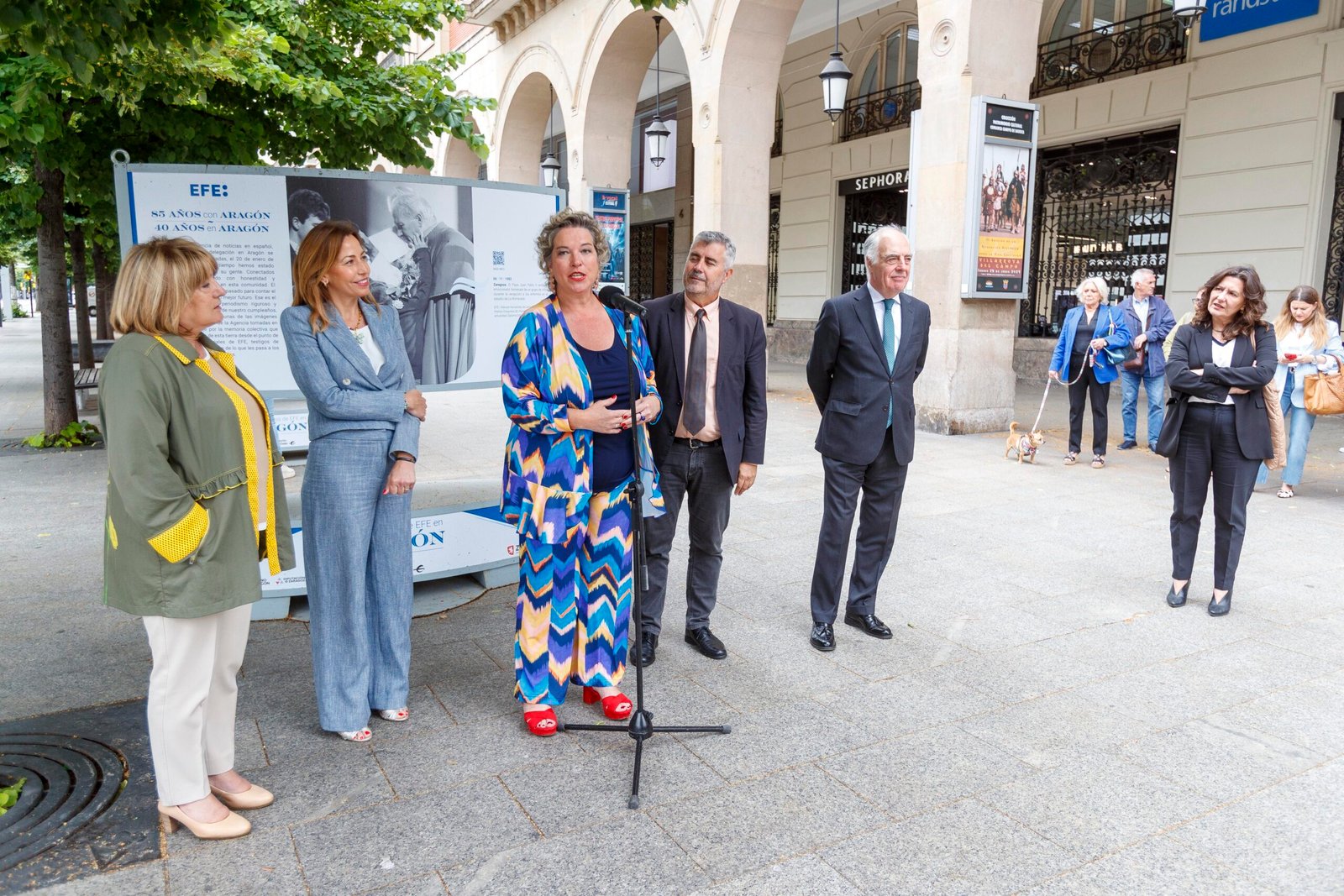 Inauguración de Exposición de EFE en Zaragoza. CIERZO VISUAL